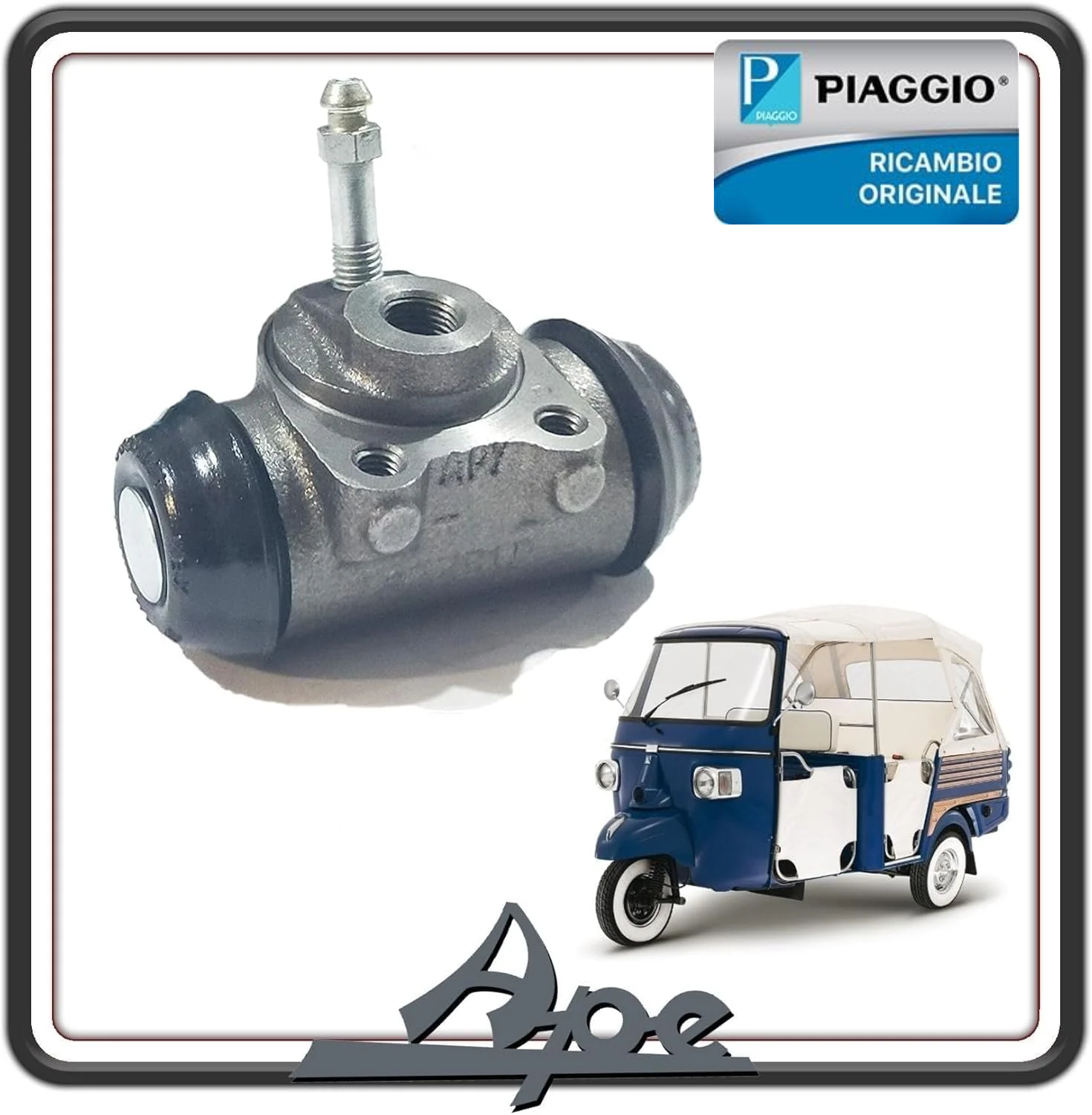 CILINDRETTO FRENO POSTERIORE PER PIAGGIO APE CALESSINO - APE CLASSIC 601 ORIGINALE PIAGGIO 632148