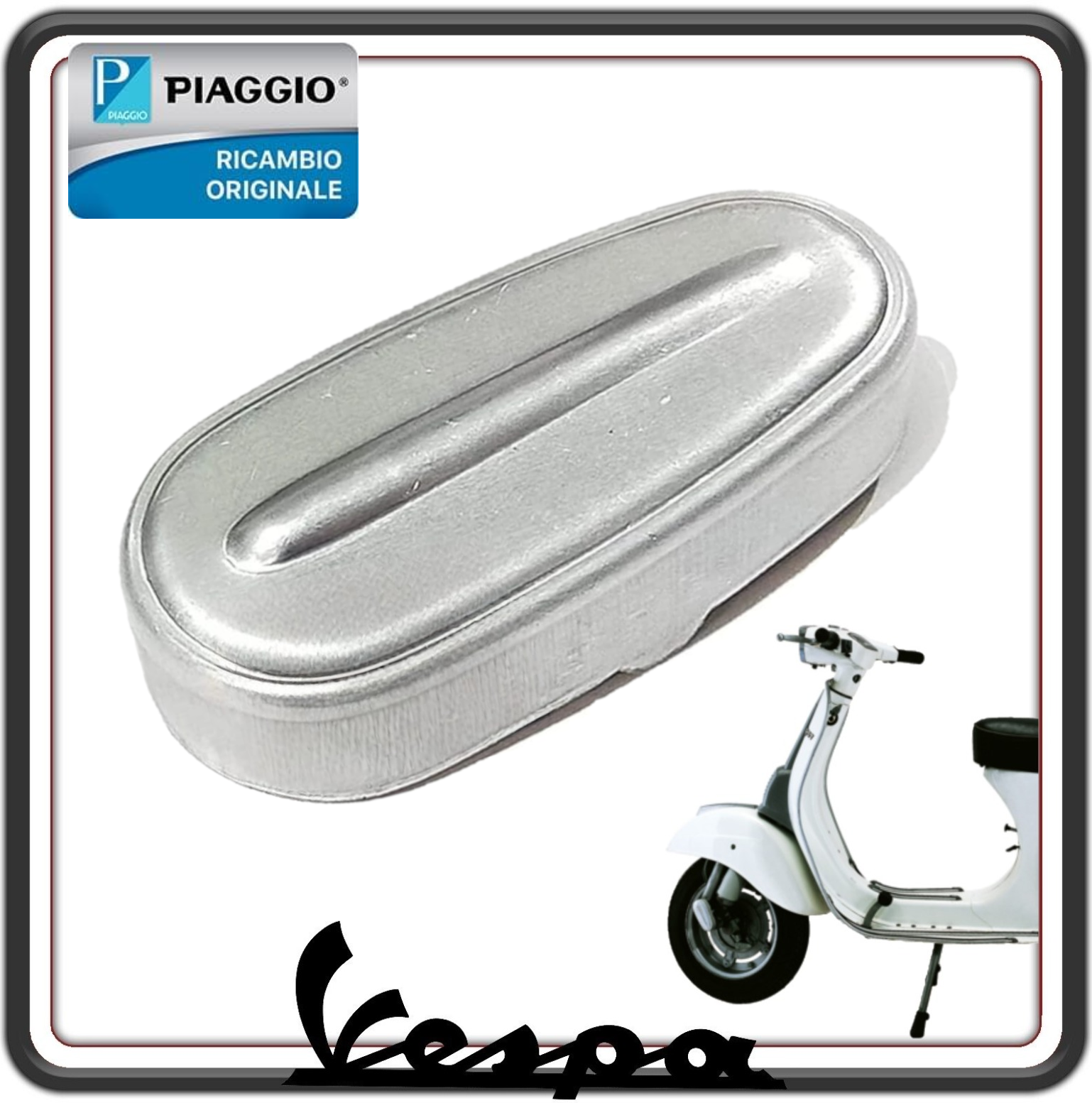 COPRIMOLLEGGIO COPRI MOLLEGGIO COPERCHIO FORCELLA COPRIFORCELLA VESPA 50 SPECIAL - VESPA L - R - N - VESPA 125 ET3 PRIMAVERA ORIGINALE PIAGGIO