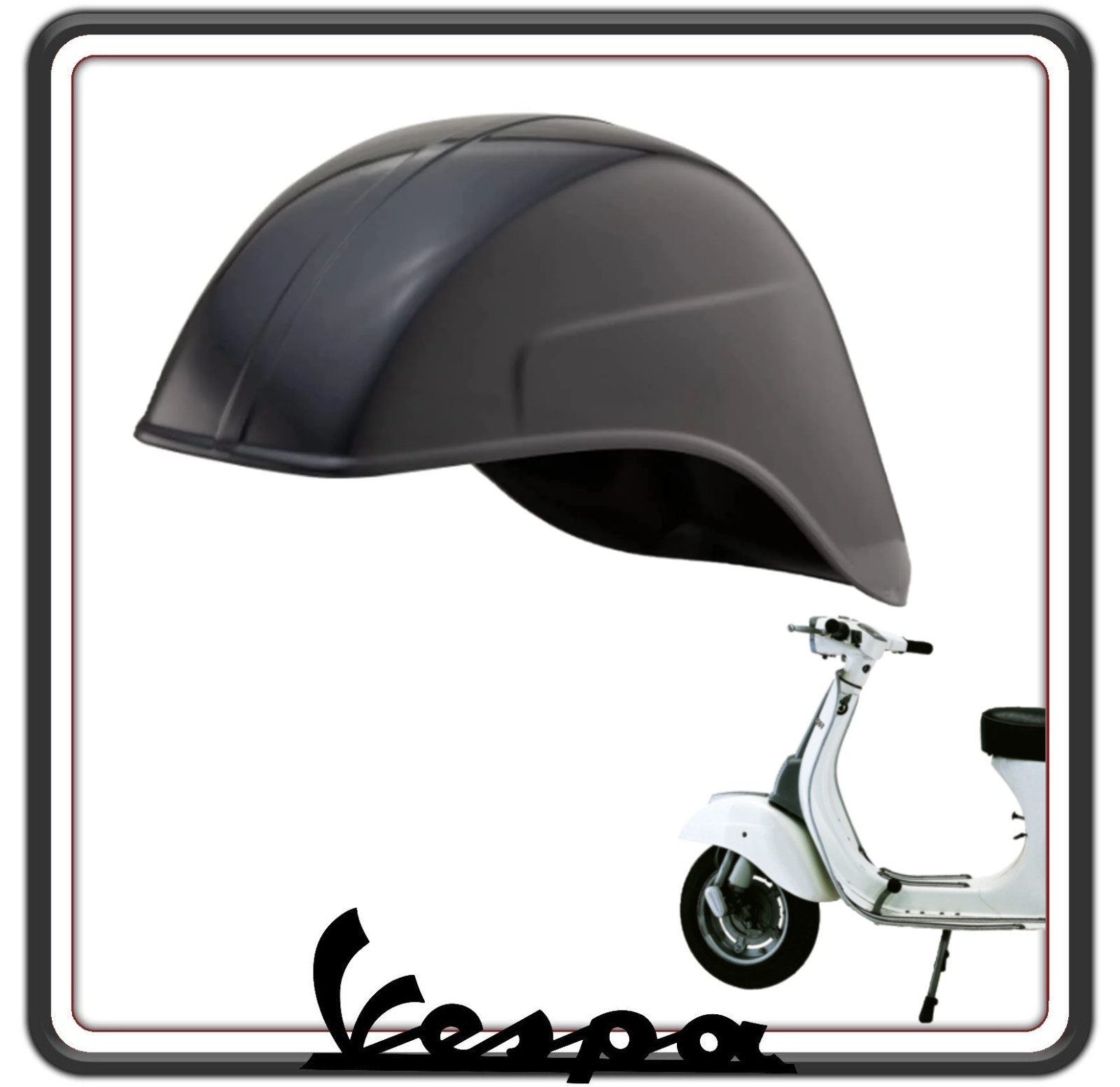 PARAFANGO ANTERIORE GREZZO PER VESPA 50 - VESPA 50 SPECIAL - VESPA 125 PRIMAVERA - VESPA 125 ET3.