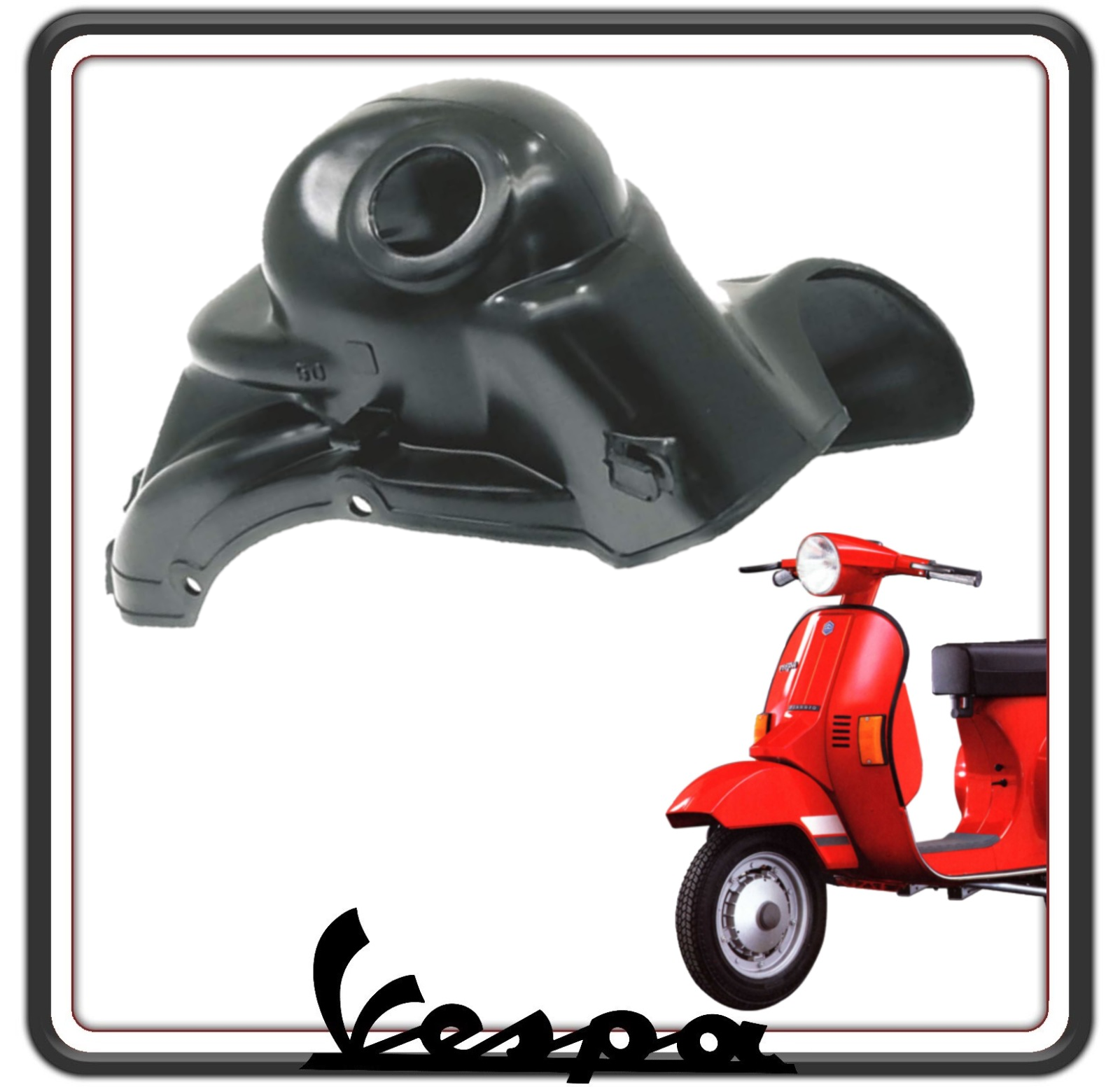 CUFFIA MOTORE RAFFREDDAMENTO TESTA CILINDRO COMPATIBILE CON PIAGGIO VESPA 50 SPECIAL.