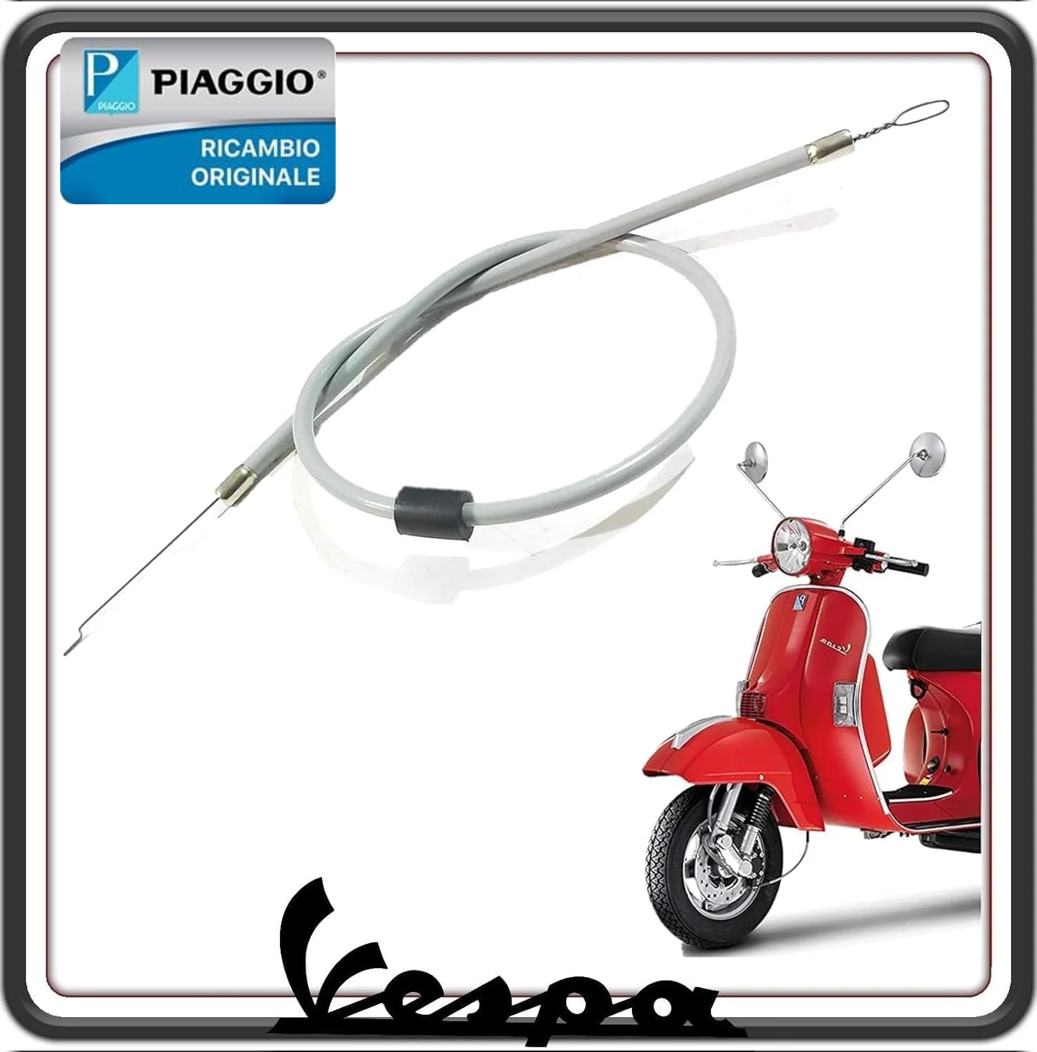 TRASMISSIONE CAVO FILO STARTER ARIA PER PIAGGIO VESPA PX CON MISCELATORE ORIGINALE PIAGGIO 667208