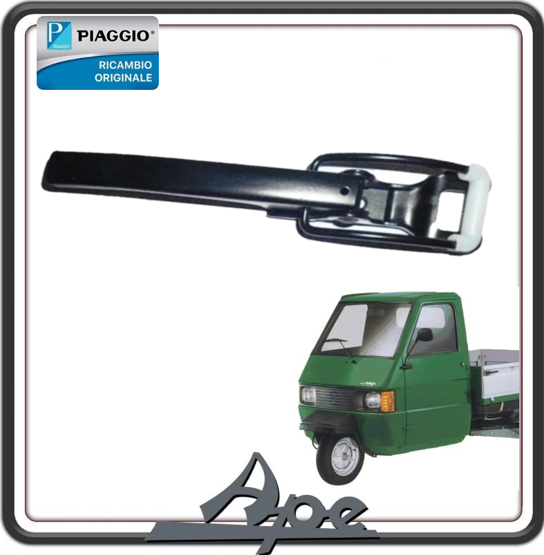 LEVA GANCIO CHIUSURA SPONDA LATO DESTRO O SINISTRO PORTER TUTTI I MODELLI - QUARGO DIESEL - APE 703 TUTTI I MODELLI - APE 50 ORIGINALE PIAGGIO 264785