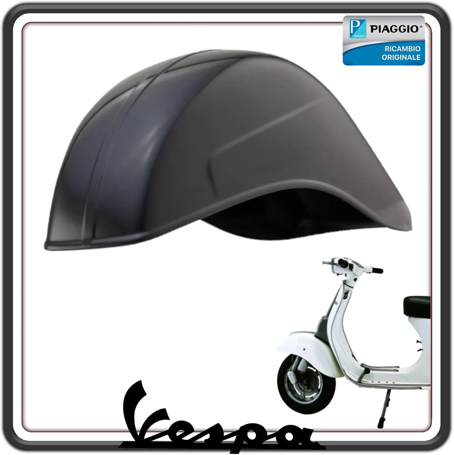 PARAFANGO ANTERIORE GREZZO PER PIAGGIO VESPA 50 - VESPA 50 SPECIAL - VESPA 125 PRIMAVERA - 125 ET3 ORIGINALE PIAGGIO 1836806