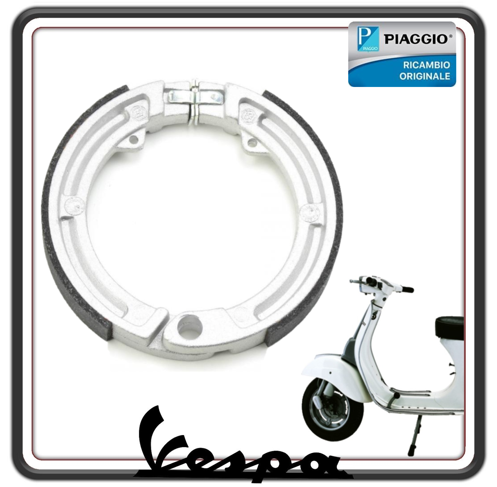 GANASCE FRENO FRENI ANTERIORE PER PIAGGIO APE 50 - VESPA 50 SPECIAL - 125 PRIMAVERA - ET3 ORIGINALE PIAGGIO 2665064