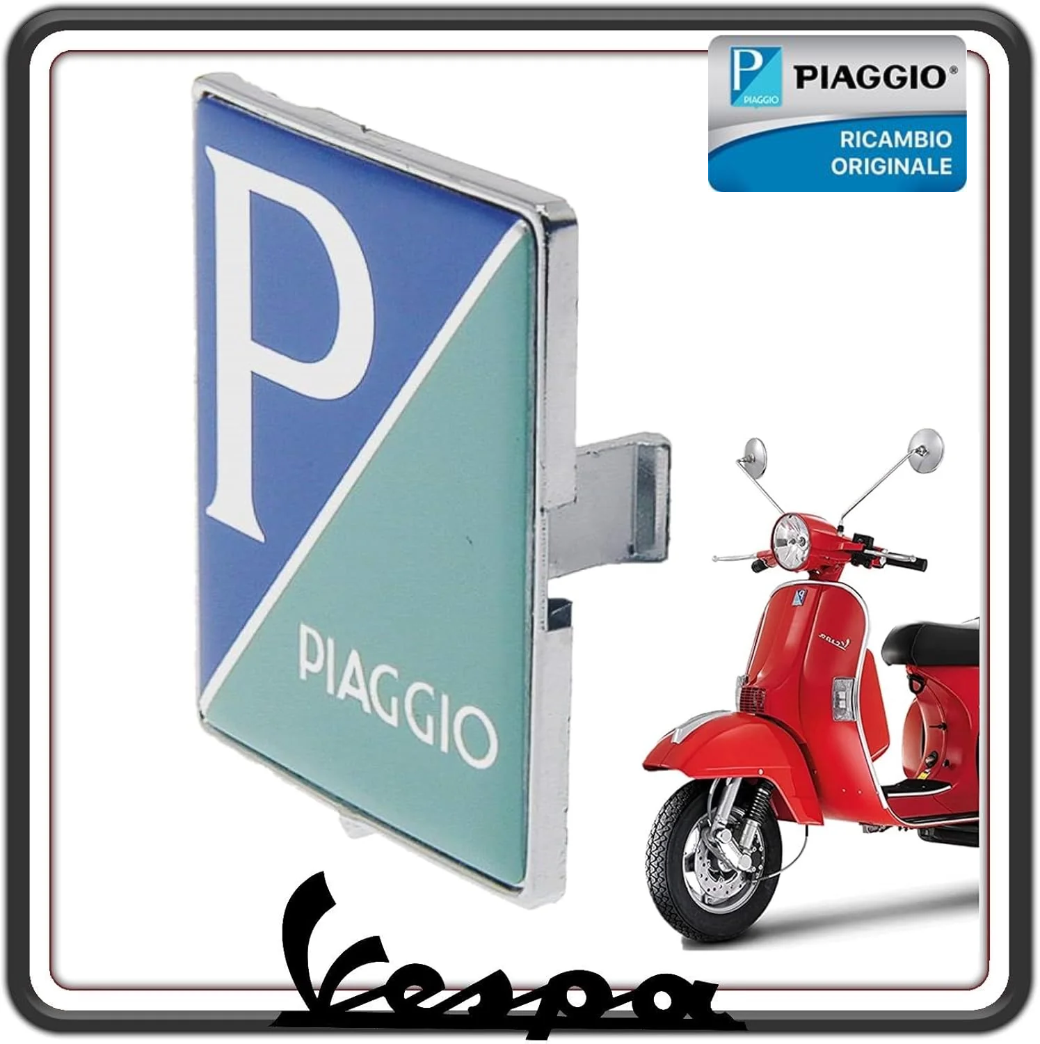 SCUDETTO PIAGGIO PER VESPA PX ORGINALE PIAGGIO 576464
