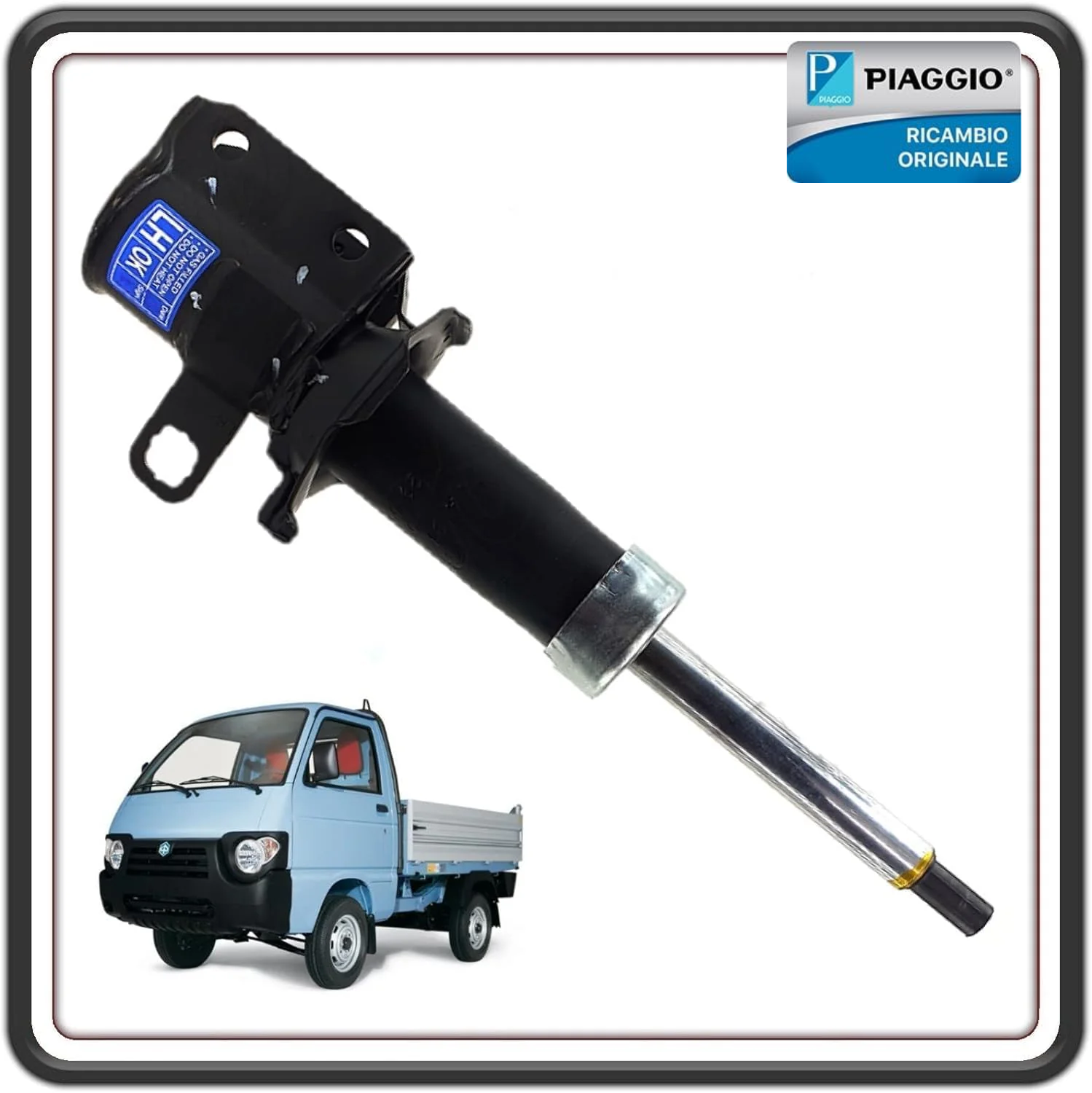 AMMORTIZZATORE ANTERIORE COMPLETO LATO SINISTRO PER PIAGGIO QUARGO DIESEL TUTTE LE VERSIONI ORIGINALE PIAGGIO 56573R