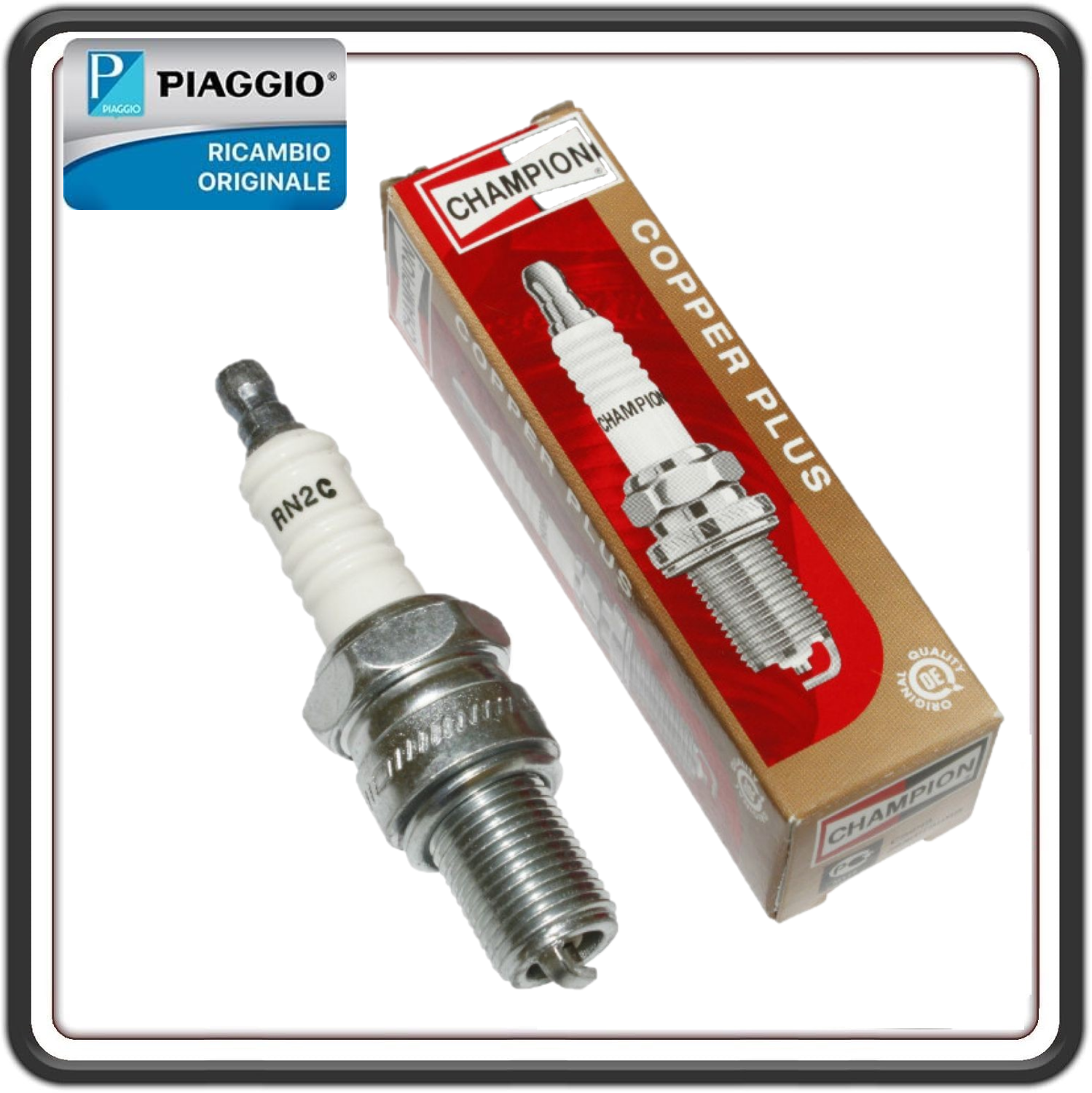 CANDELA ACCENSIONE RN2C PIAGGIO LIBERTY 50 2T DAL 1997 AL 2006 - PIAGGIO FREE FINO AL 2002 - PIAGGIO NRG - ZIP SP ORIGINALE PIAGGIO