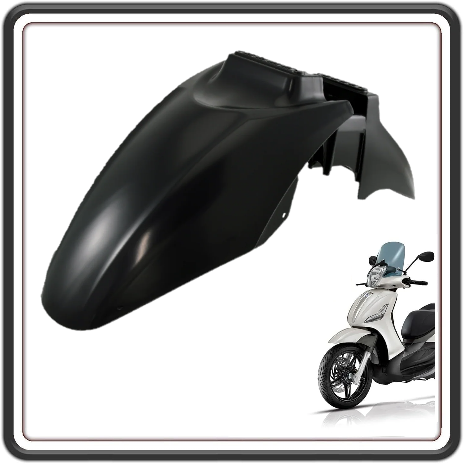 PARAFANGO ANTERIORE GREZZO COMPATIBILE PER PIAGGIO BEVERLY 125-250 - 350